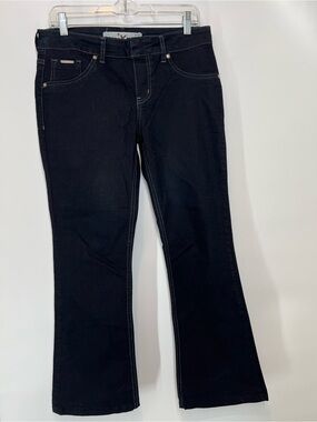 Beija-Flor Kelly Pod Fit  Dark Wash Flare Jeans - Black